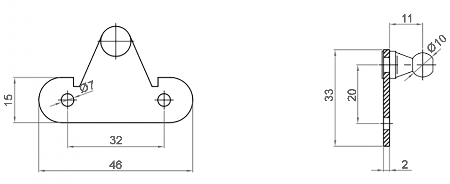 BALL BRACKET-BR18-B12120