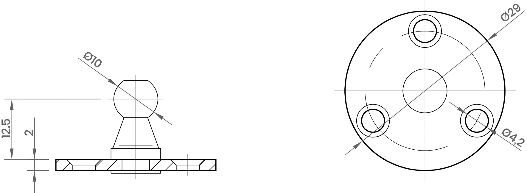 BALL BRACKET-BR19-B12068