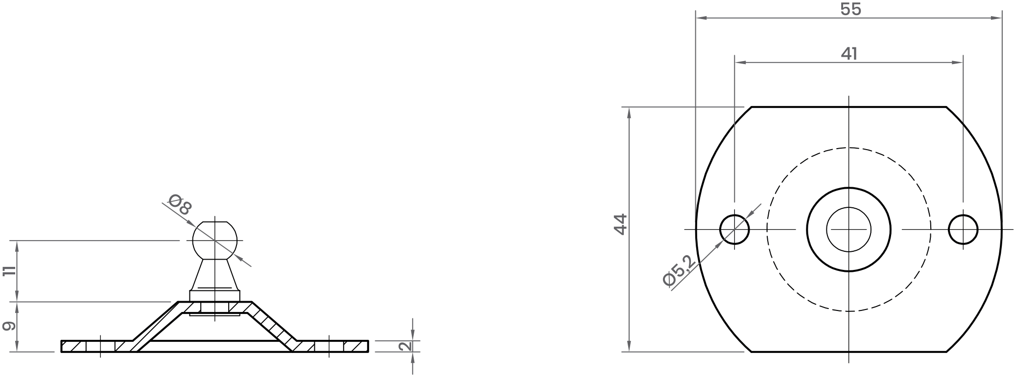 BALL BRACKET-BR20-B12069