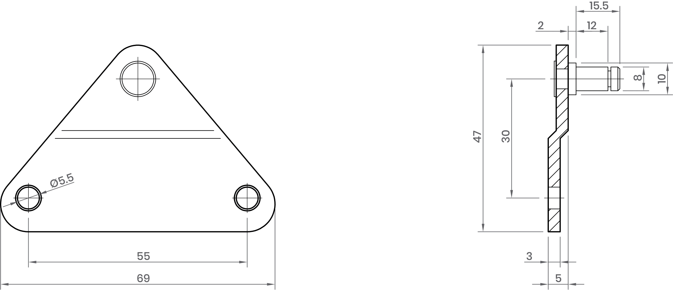 EYE BRACKET-BR23-B12077