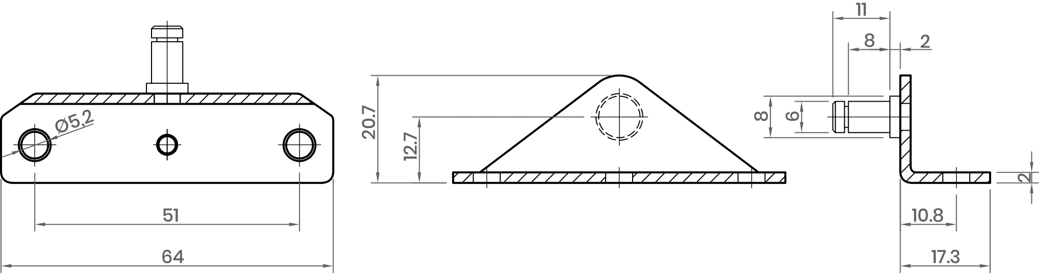 EYE BRACKET-BR27-B12084