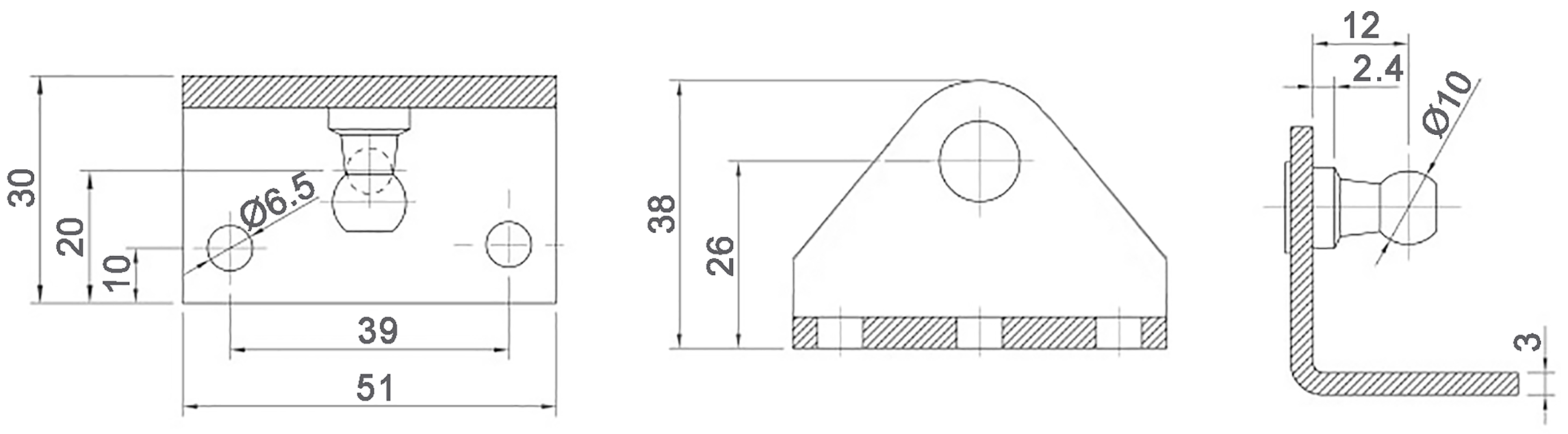 BALL BRACKET-BR48-BR12120